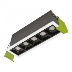 TRACELUX 10W 5 LIGHT 3000K 45MM WIDTH RECESSED LINEAR DOWNLIGHT