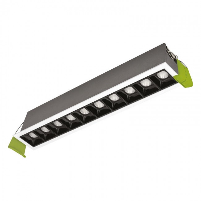 TRACELUX 20W 10 LIGHT 4000K 45MM WIDTH RECESSED LINEAR DOWNLIGHT