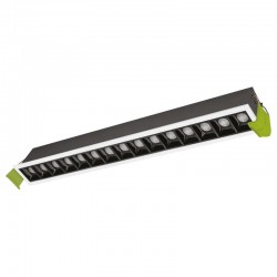 TRACELUX 30W 15 LIGHT 4000K 45MM WIDTH RECESSED LINEAR DOWNLIGHT