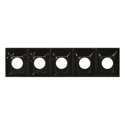 POLISHED BLACK TRACELUX OUTER COVER 5 LIGHT LENGTH