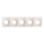 POLISHED WHITE TRACELUX OUTER COVER 5 LIGHT LENGTH