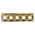 POLISHED GOLD TRACELUX OUTER COVER 5 LIGHT LENGTH