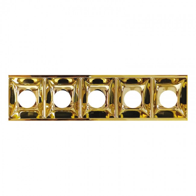 POLISHED GOLD TRACELUX OUTER COVER 5 LIGHT LENGTH