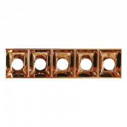 POLISHED BRONZE TRACELUX OUTER COVER 5 LIGHT LENGTH