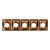 POLISHED BRONZE TRACELUX OUTER COVER 5 LIGHT LENGTH