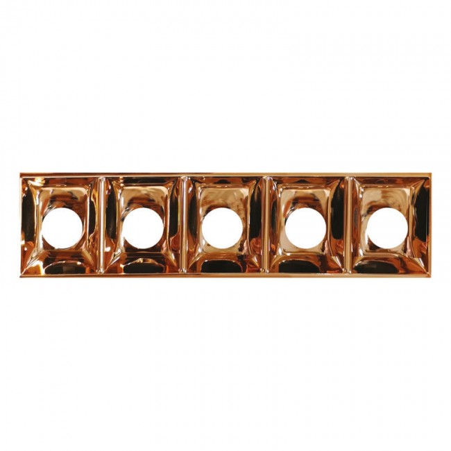 POLISHED BRONZE TRACELUX OUTER COVER 5 LIGHT LENGTH