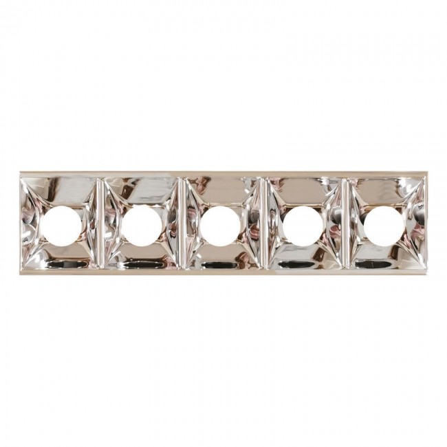 POLISHED SILVER TRACELUX OUTER COVER 5 LIGHT LENGTH