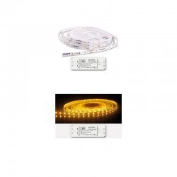 INTEGRAL LED 5M CRI 80 Strip and Driver Kit IP33 LED Strip 3000K 6W/M 40W (12V) IP20 LED driver included