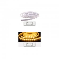 INTEGRAL LED 5M CRI 80 Strip and Driver Kit IP67 LED Strip 3500K 6W/M 40W (12V) IP20 LED driver included