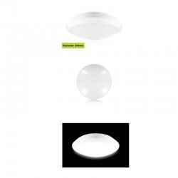 INTEGRAL LED Tough-Shell+ Bulkhead (White) 24W 4000K 2400lm IK10 with integrated 3hr Emergency Function