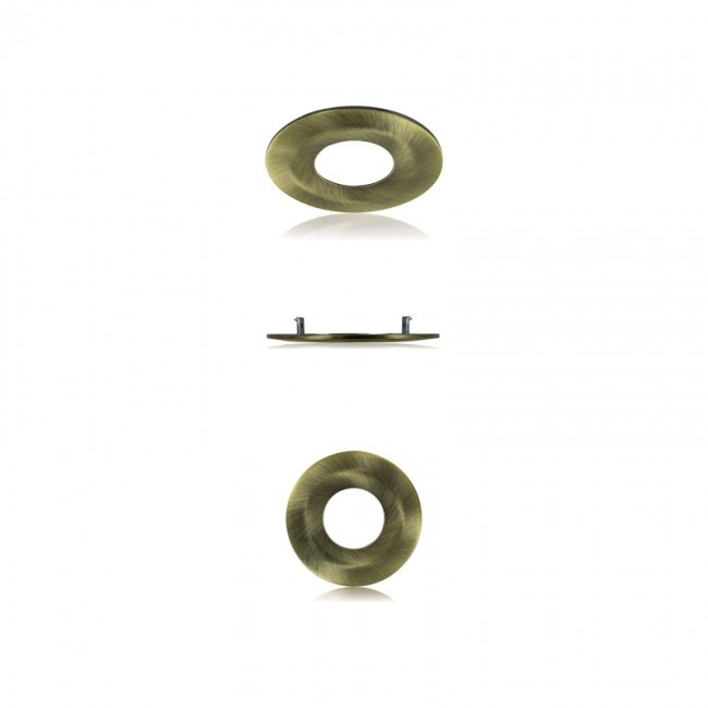 INTEGRAL LED Bezel for Low-Profile Fire Rated Downlight - Antique Brass