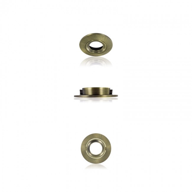 INTEGRAL LED Bezel for Lux Fire Tiltable Fire Rated Downlight - Antique Brass