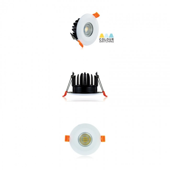 INTEGRAL LED Colour Switching Fire Rated Downlight ILDLFR70H001