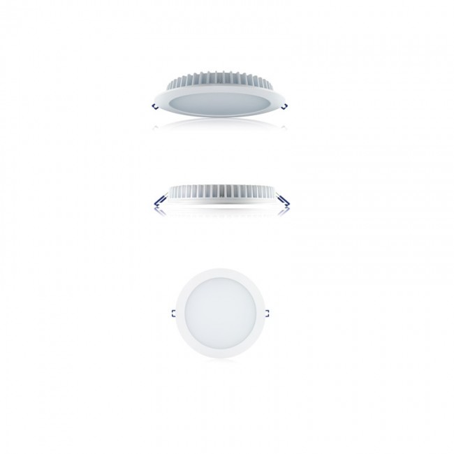 INTEGRAL LED Downlight 12W (26W) 3000K 1050lm 200mm cut out Dimmable