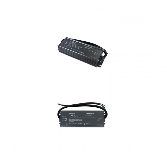 INTEGRAL LED IP67 150W Constant Voltage LED Driver, 200-240VA to 24VDC, Non-Dimmable
