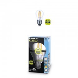INTEGRAL LED Mini Globe Full Glass Omni-Lamp 4W / ILGOLFE27NC029
