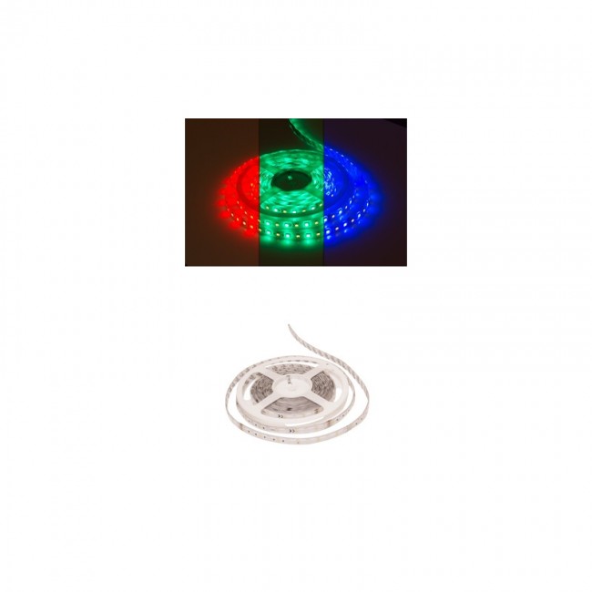 INTEGRAL LED RGB+W Strip 24V IP65 5m x 12mm 3000K Colour Changing 12W/m
