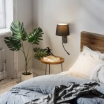 Forlight Janet wall light black DE-0115-NEG