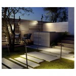LEDSC4 Juncus 15.2W LED garden bollard light IP66 Dali dimmable - Triple head 60-E057-J6-CL
