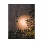 LEDSC4 Juncus 15.2W LED garden spike light IP66 - twin head 10-E018-J6-CL