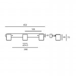 FORLIGHT Keeper Triplex spotlight - DE-0481-BLA FORLIGHT Keeper Triplex spotlight - DE-0481-BLA