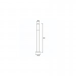 FORLIGHT Koral 800mm IP55 E27 outdoor bollard light - PX-0100-ANT