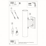 Sollux Wall lamp LAGOS white