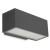 LEDSC4 AFRODITA 17.5W OUTDOOR LED WALL LIGHT IN URBAN GREY