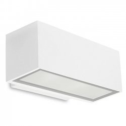 LEDS-C4 AFRODITA 17.5W OUTDOOR LED WALL LIGHT IN WHITE