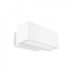 LEDS-C4 AFRODITA 19W OUTDOOR LED WALL LIGHT IN WHITE