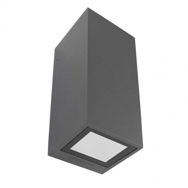 LEDS-C4 AFRODITA GU10 OUTDOOR WALL LIGHT, URBAN GREY FINISH, 05-9919-Z5-37