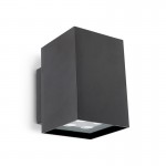 LEDS-C4 AFRODITA POWER LED OUTDOOR WALL LIGHT, 17.4W, WARM WHITE LIGHT, GREY FINISH, 05-9773-34-37V2