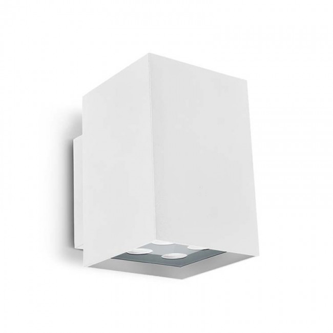 LEDS-C4 AFRODITA POWER LED OUTDOOR WALL LIGHT, 17.4W, WARM WHITE LIGHT, WHITE FINISH, 05-9773-14-37V2