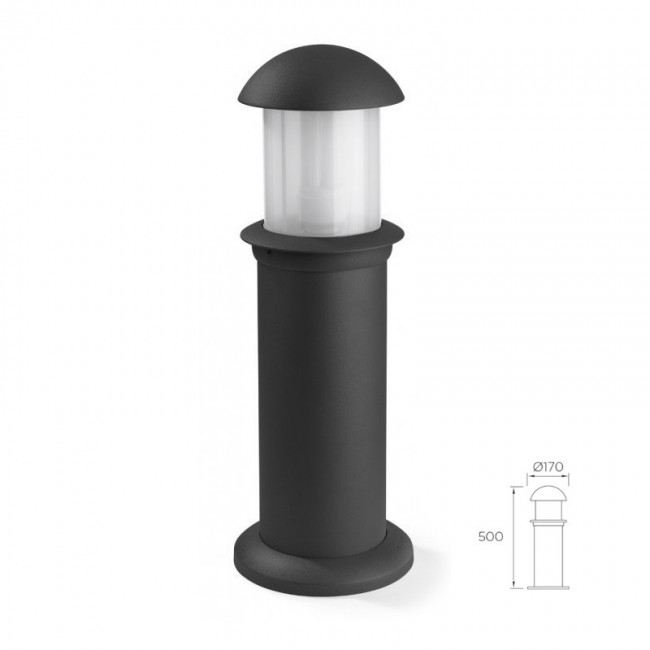 LEDS-C4 BALIZAS 500mm E27 Outdoor Bollard Light 55-9335-Z5-M3