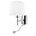 LEDS-C4 BRISTOL WALL LIGHT  CHROME FINISH WITH LED SPOT 05-2820-21-21