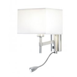 LEDS-C4 BRISTOL WALL LIGHT  SATIN NICKEL FINISH WITH LED SPOT 05-2820-81-81