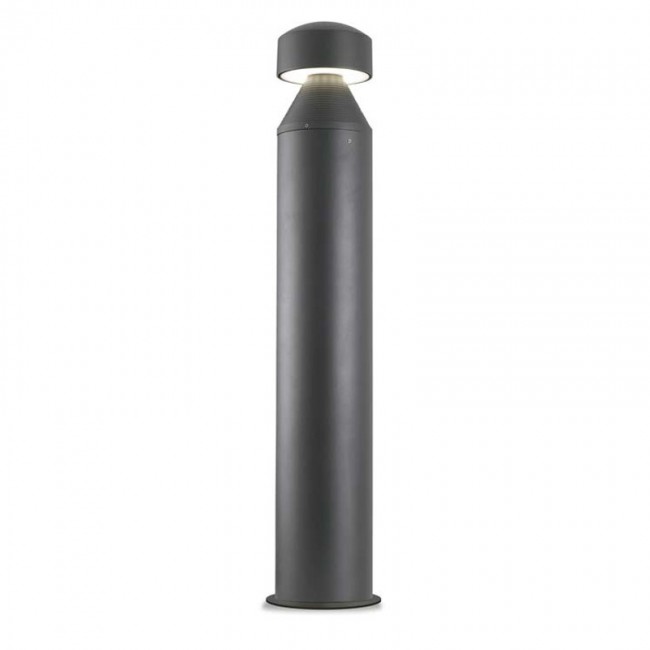 LEDS-C4 CILIN OUTDOOR LED BOLLARD LIGHT, URBAN GREY FINISH, 55-9890-Z5-CM