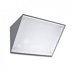 LEDS-C4 CURIE OUTDOOR WALL LIGHT IN URBAN GREY