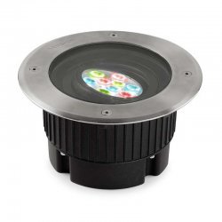 LEDS-C4 GEA OUTDOOR RECESSED GROUND LIGHT, COLOUR CHANGING RGB, STAINLESS STEEL, 55-9824-CA-37