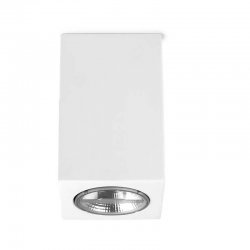 LEDS-C4 GES SURFACE MOUNTED SQUARE CEILING LIGHT, WHITE FINISH, 15-5948-14-00