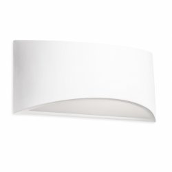 LEDS C4 GES White Plaster Wall/Ceiling Light 05-1796-14-14