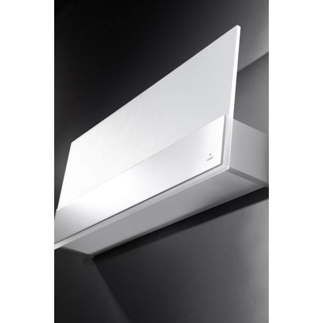LEDS-C4 GROK FLAT 16W LED WALL LIGHT MATT WHITE WITH TINTED GLASS