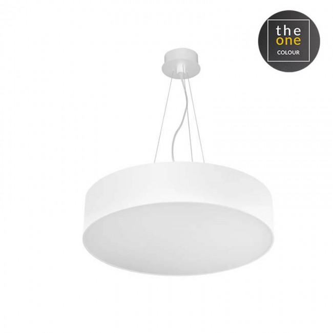 LEDS-C4 LUNO 97W LED PENDANT, NEUTRAL WHITE LIGHT, WHITE FINISH, 00-5927-14-OU