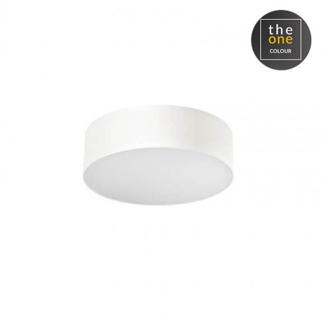 LEDS-C4 LUNO SURFACE MOUNTED CEILING LIGHT, 52W LED. NEUTRAL WHITE LIGHT, WHITE FINISH, 1.10V DIMMABLE, 15-5925-14-RU