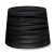 LEDSC4 MAGMA BLACK RIBBONED LAMPSHADE WITH HORIZONTAL WRAPPING Ø200mm PAN-219-05