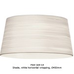 LEDS-C4 MAGMA WHITE LAMPSHADE WITH HORIZONTAL WRAPPING Ø450mm PAN-164-14