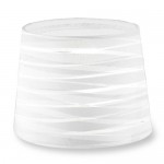 LEDS-C4 MAGMA WHITE RIBBONED LAMPSHADE WITH HORIZONTAL WRAPPING Ø200mm PAN-219-14