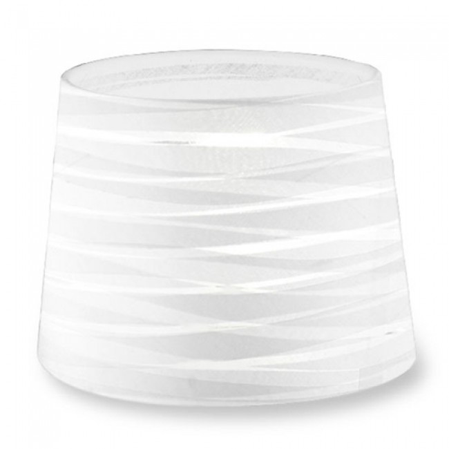 LEDS-C4 MAGMA WHITE RIBBONED LAMPSHADE WITH HORIZONTAL WRAPPING Ø200mm PAN-219-14