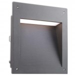 LEDS-C4 MICENAS RECESSED LED OUTDOOR WALL LIGHT, WARM WHITE LIGHT, URBAN GREY FINISH, 05-9885-Z5-CL