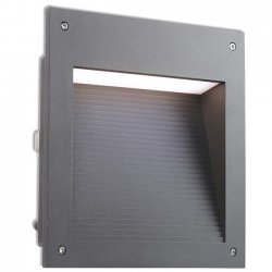 LEDS-C4 MICENAS RECESSED LED WALL LIGHT IN URBAN GREY